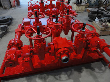 赤いチョーク多岐管の石油およびガス2 1/16の」高圧の井戸のテストのためのX 10000psi